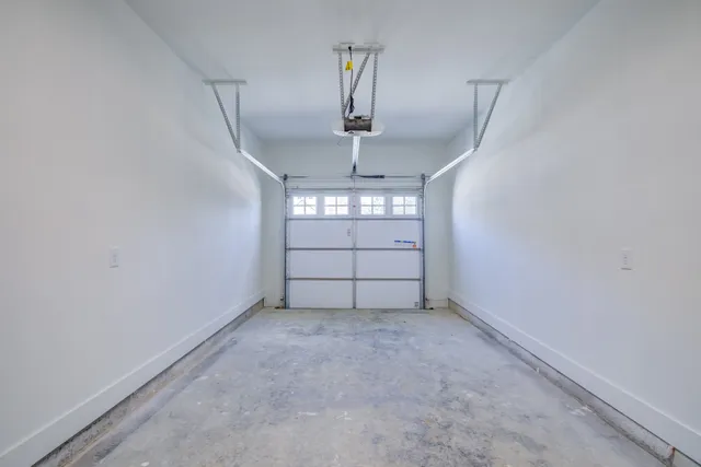 a view of a room with an empty space