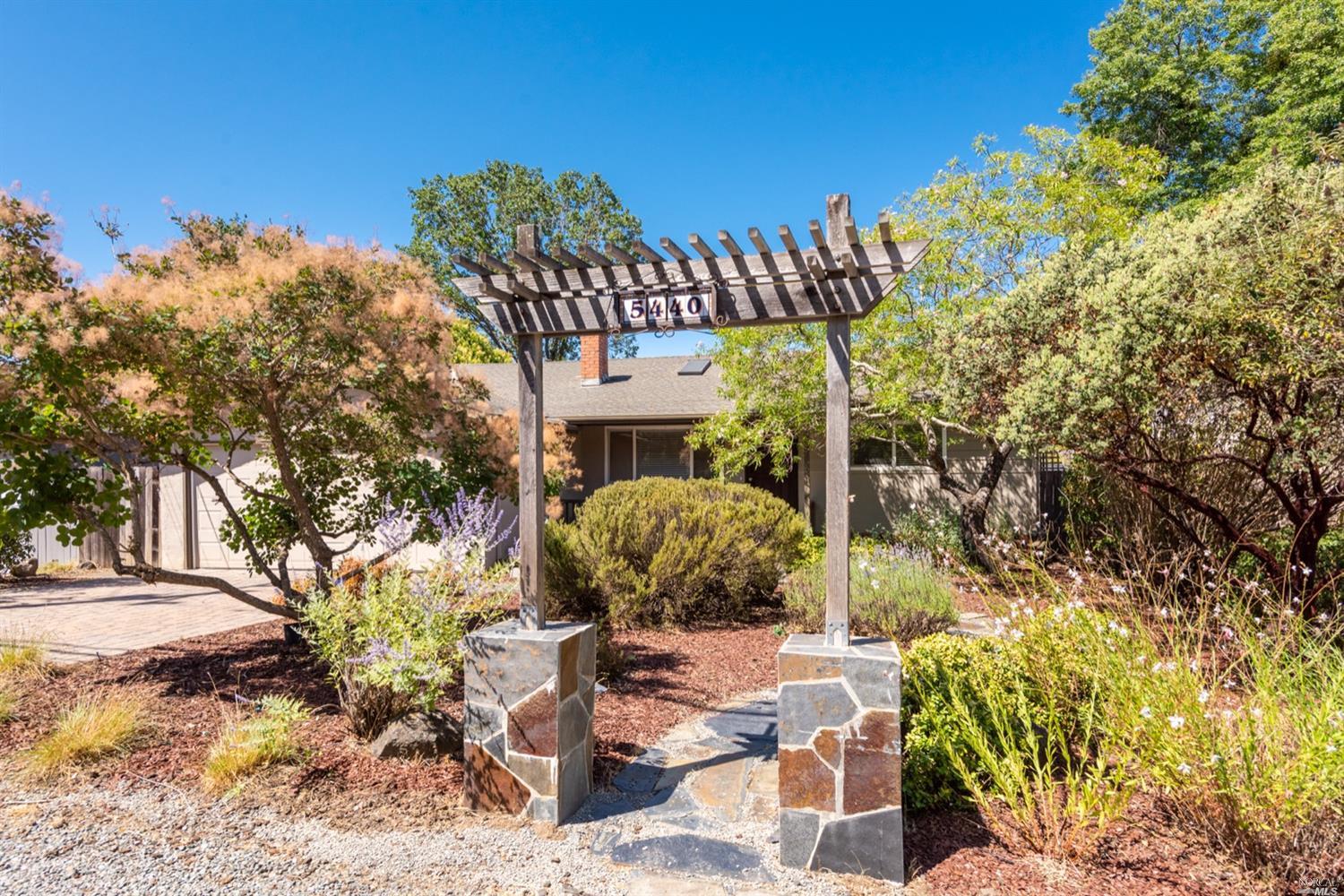 5440 Melita Road Santa Rosa, CA 95409 - Photo 1 of 1 a view of a house with a yard