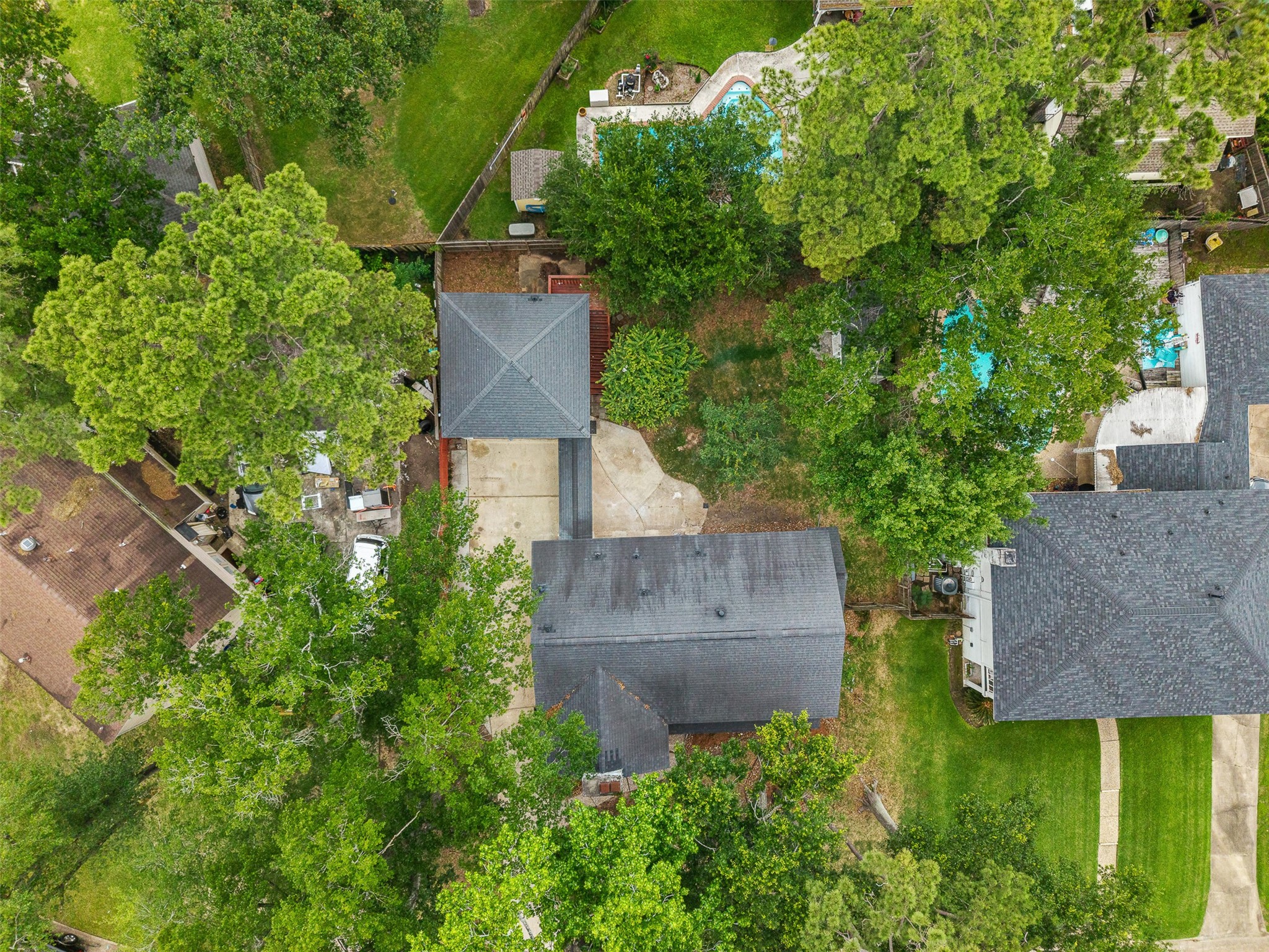 4238 Annawood Circle Spring, TX 77388 - Photo 45 of 46 an aerial view of a house