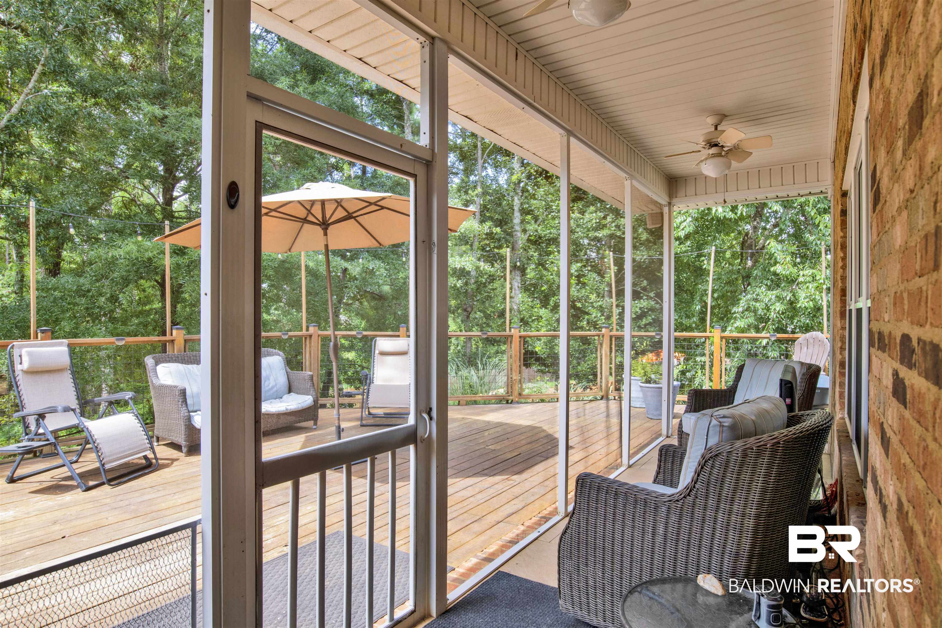 638 Southern Way Daphne, AL 36527 - Photo 24 of 26 Sunroom / solarium with wooden ceiling and ceiling fan