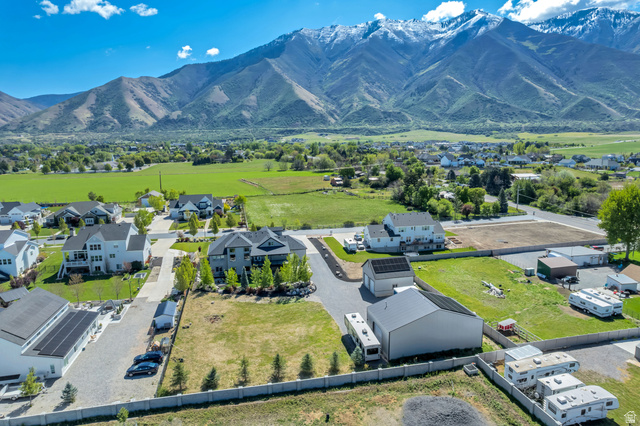 1526 South 500 West Mapleton, UT 84664 - Photo 50 of 54 Aerial view of residential area with a mountain backdrop