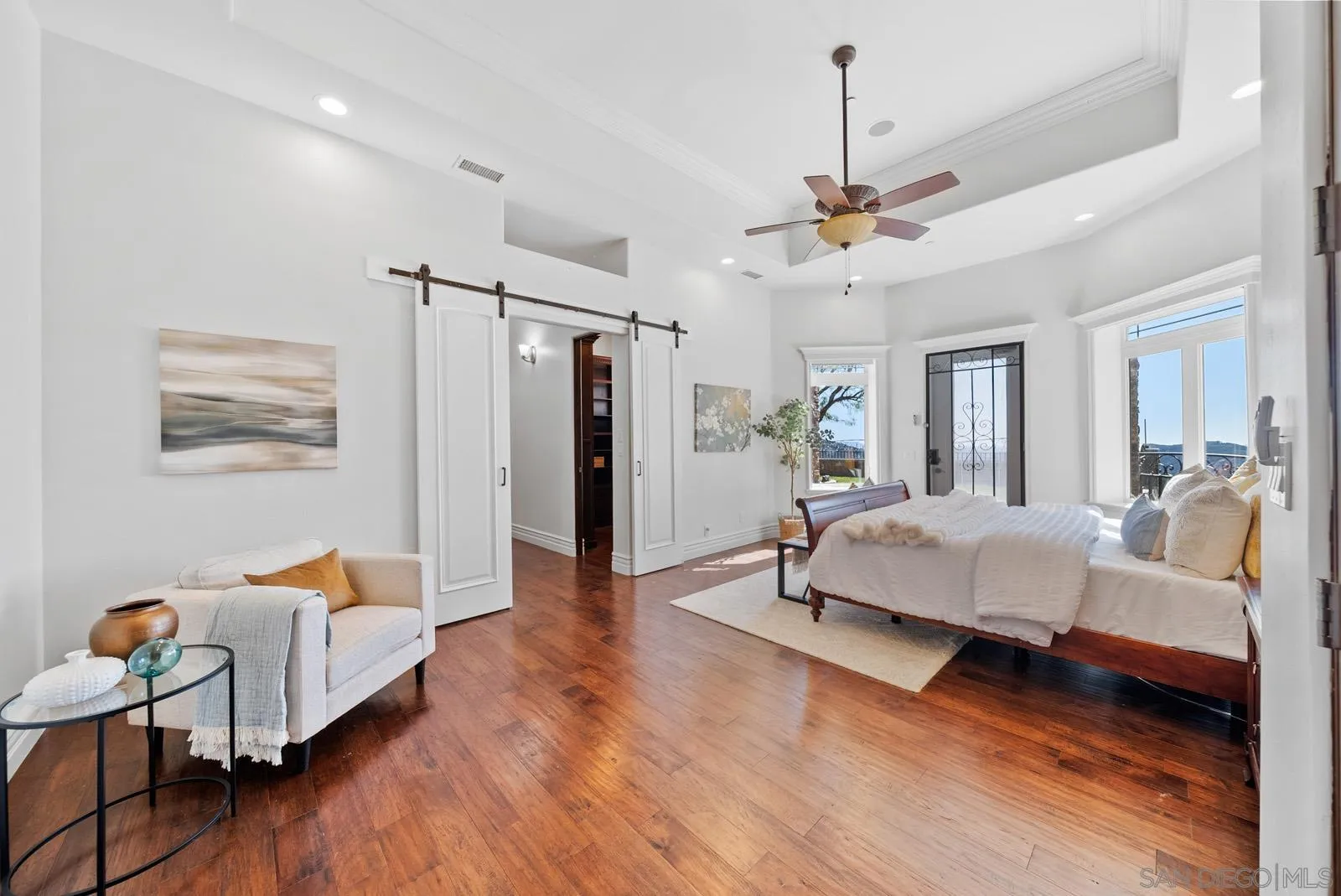 13170 Rancho Heights Road Pala, CA 92059 - Photo 20 of 75 a living room with furniture and wooden floor