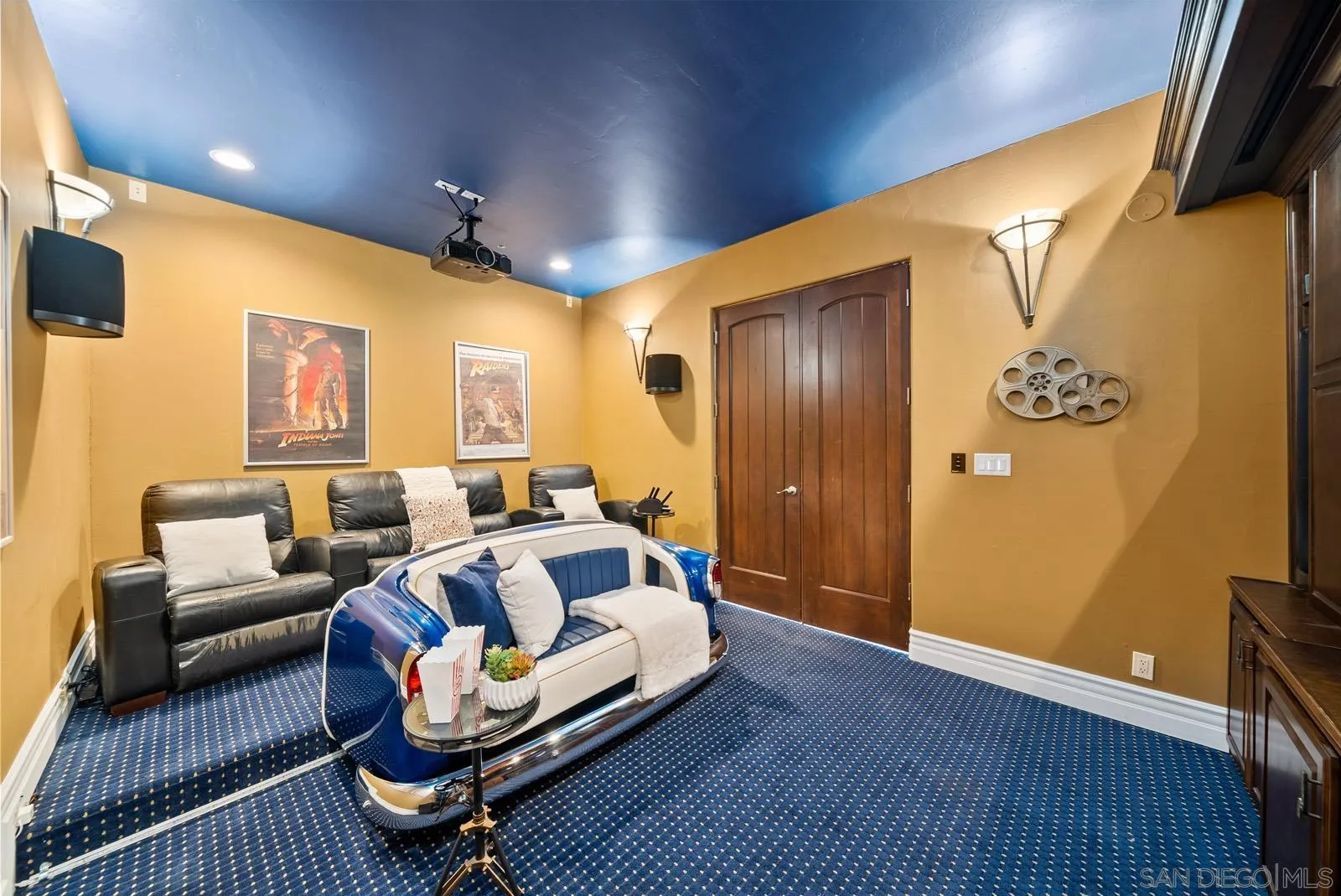 13170 Rancho Heights Road Pala, CA 92059 - Photo 36 of 75 a living room with furniture and a wooden floor