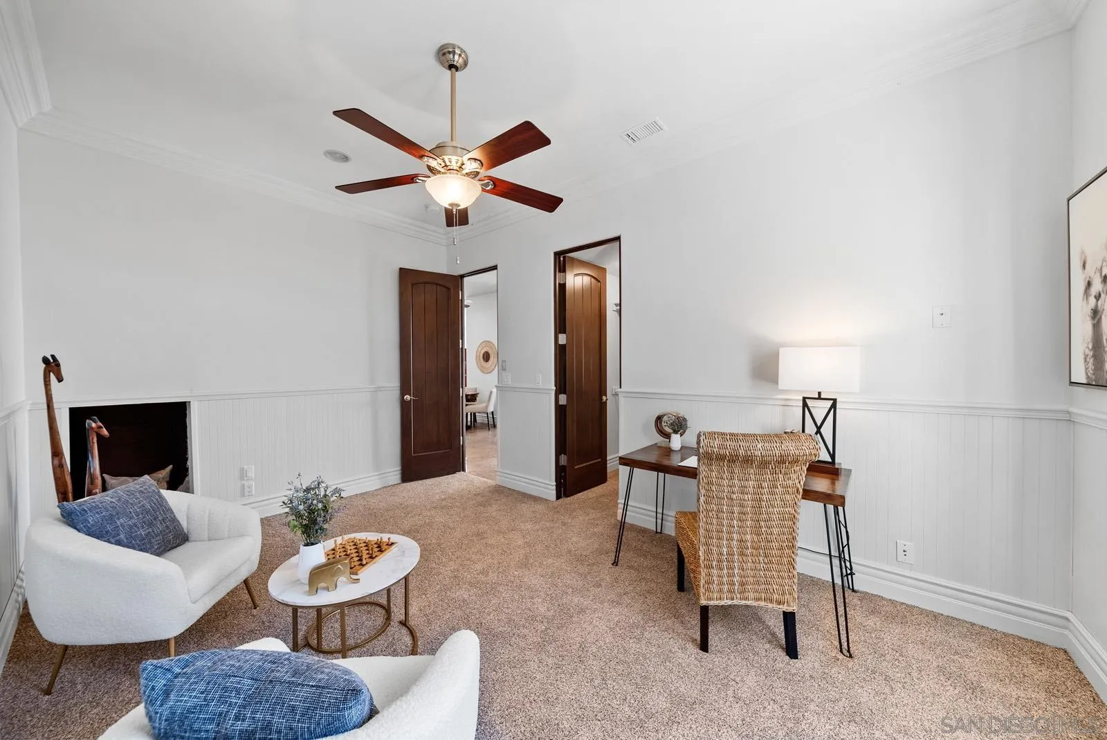 13170 Rancho Heights Road Pala, CA 92059 - Photo 44 of 75 a living room with furniture and a lamp