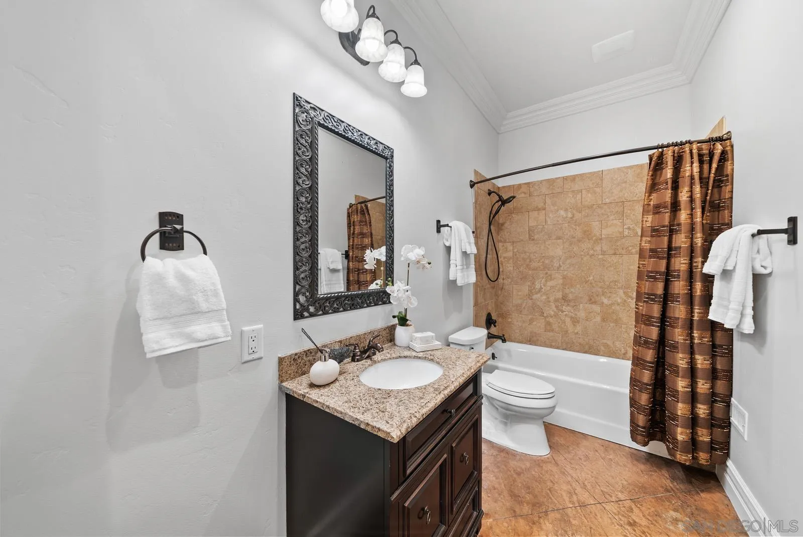 13170 Rancho Heights Road Pala, CA 92059 - Photo 47 of 75 a bathroom with a sink toilet and shower