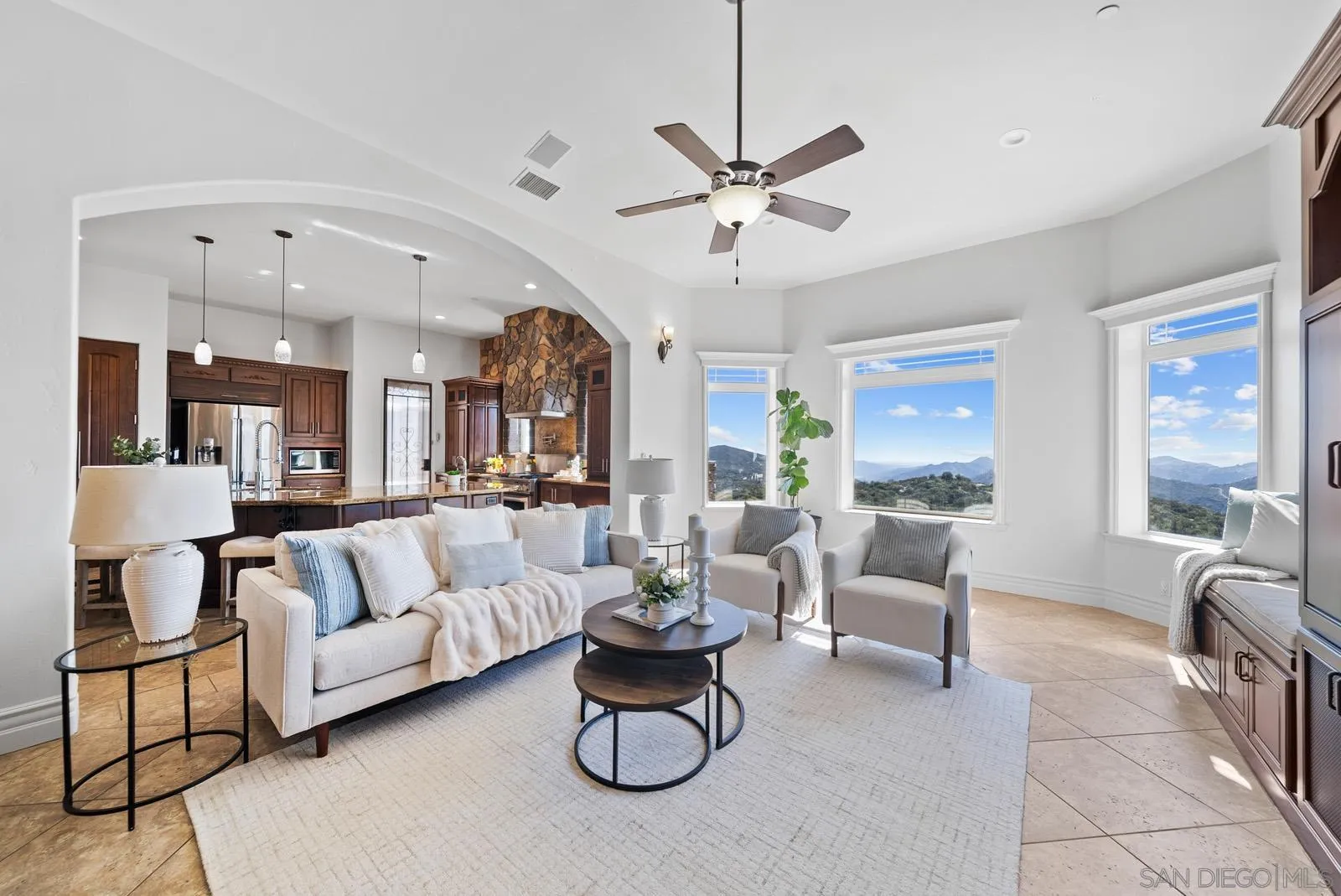 13170 Rancho Heights Road Pala, CA 92059 - Photo 5 of 75 a living room with furniture and a large window