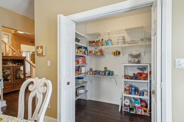 a view of front door of house