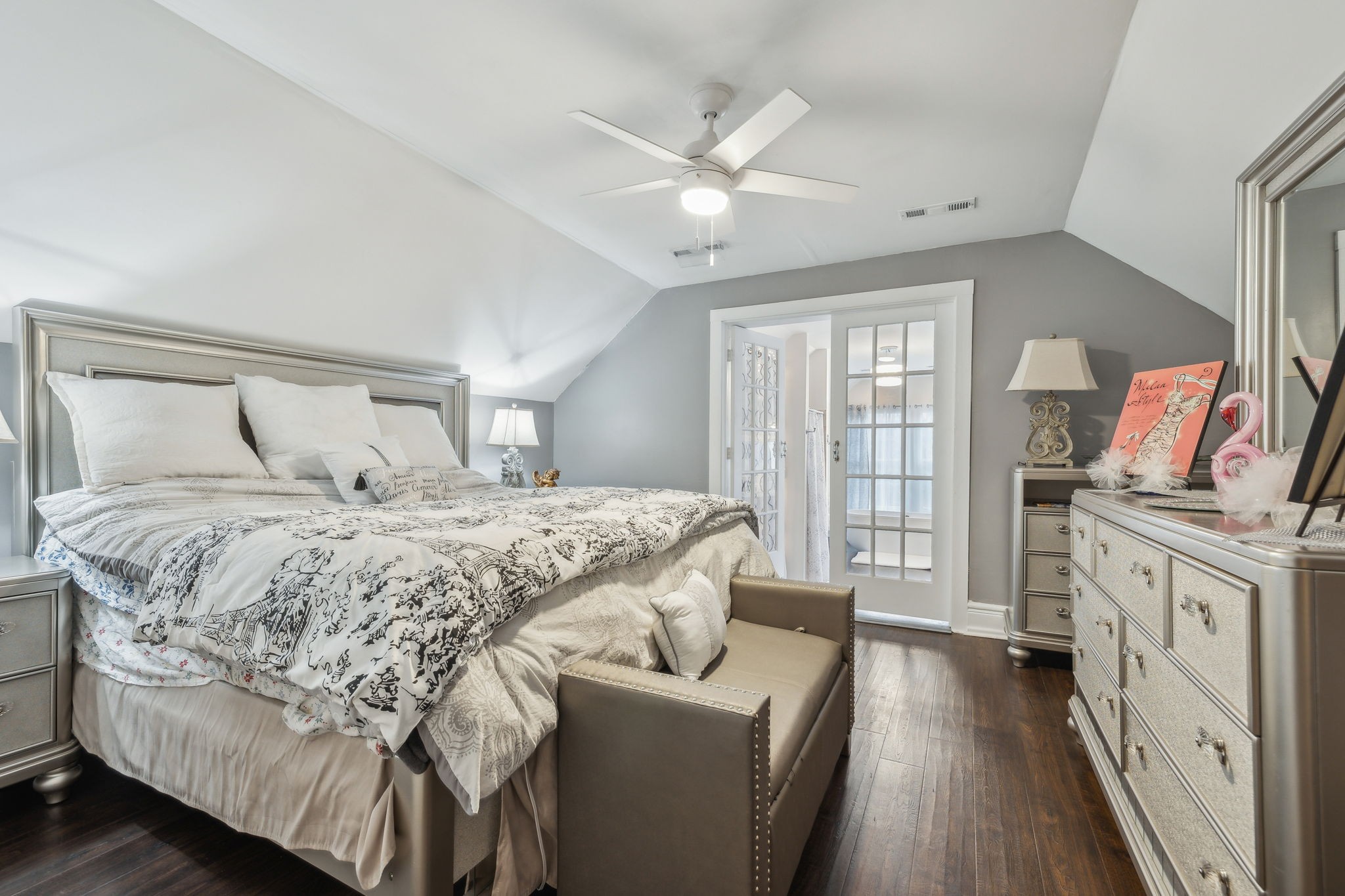 479 Elora Road Elora, TN 37328 - Photo 33 of 57 a spacious bedroom with a bed and a flat screen tv