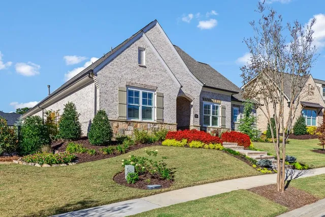 a front view of house with yard