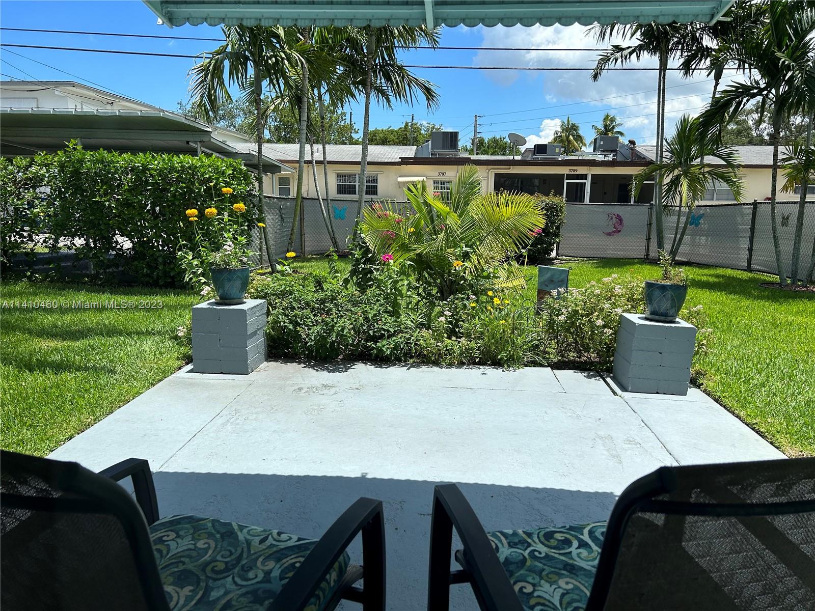 3790 Polk Street Hollywood, FL 33021 - Photo 9 of 23 a view of outdoor space yard and patio