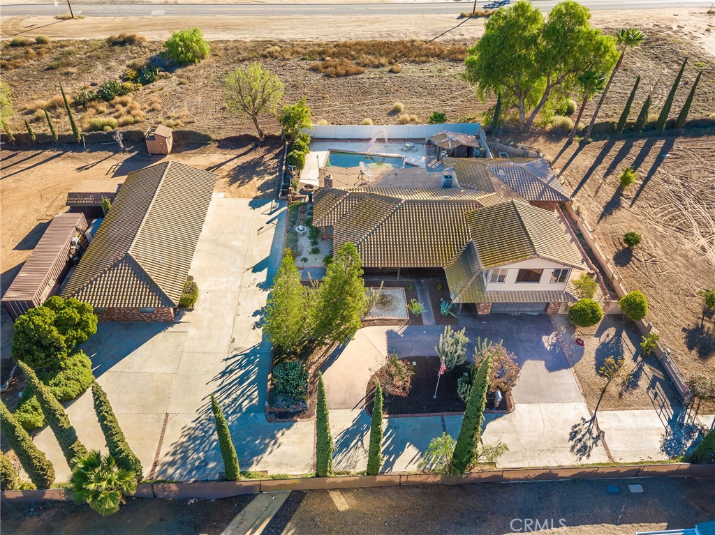 18200 Van Buren Boulevard Riverside, CA 92508 - Photo 4 of 56 an aerial view of a house with a yard basket ball court