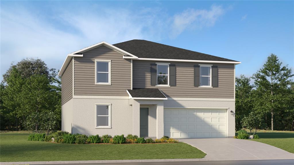 829 Hour Glass Road Lakeland, FL 33801 - Photo 1 of 1 a front view of a house with a yard and garage
