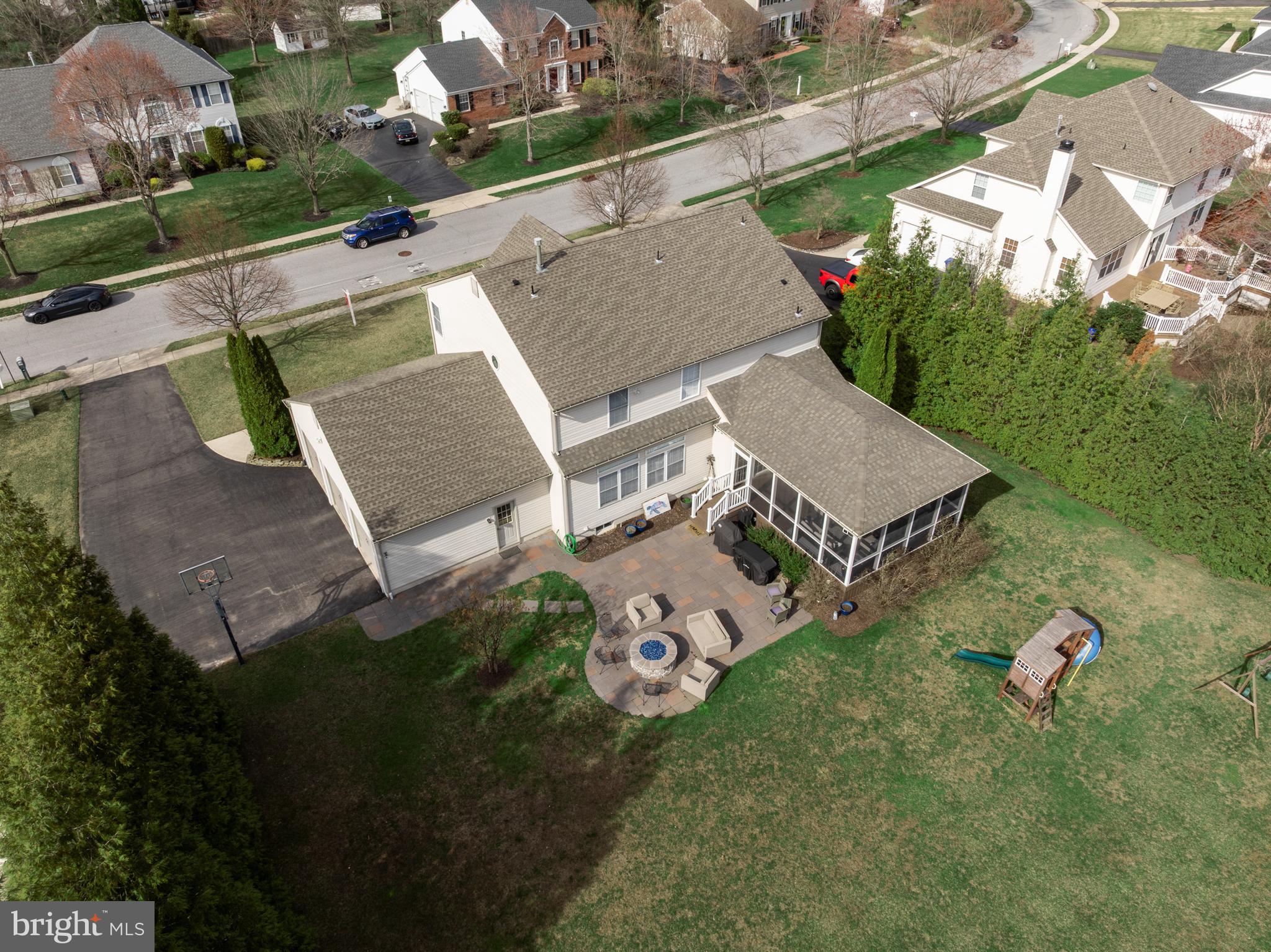 15 Millway Road Lumberton, NJ 08048 - Photo 58 of 66 an aerial view of a house with garden space and street view