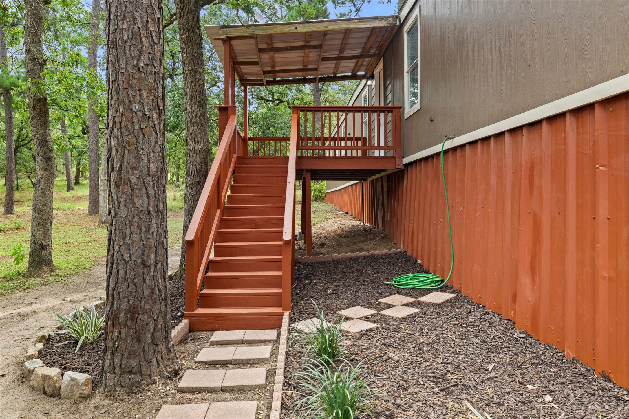 301 Porter Road, Unit A Bastrop, TX 78602 - Photo 2 of 28 a view of entryway with wooden floor