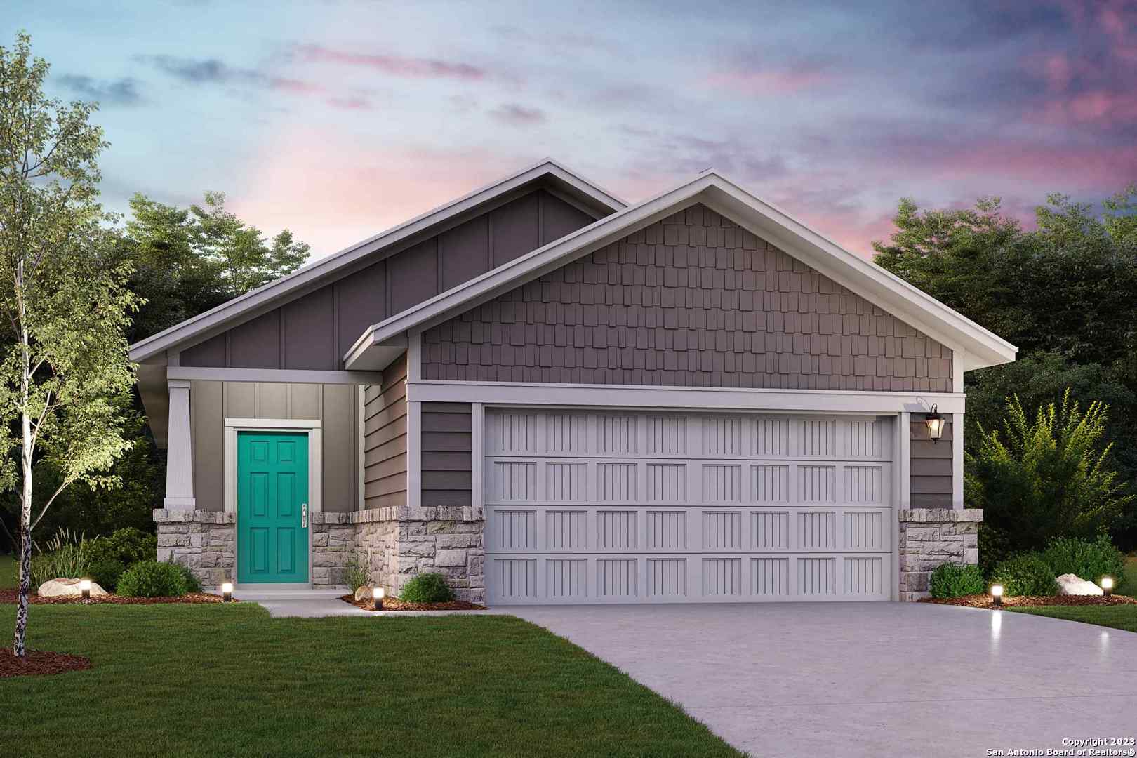 5835 Hematite Rim San Antonio, TX 78222 - Photo 1 of 1 front view of a house with a yard