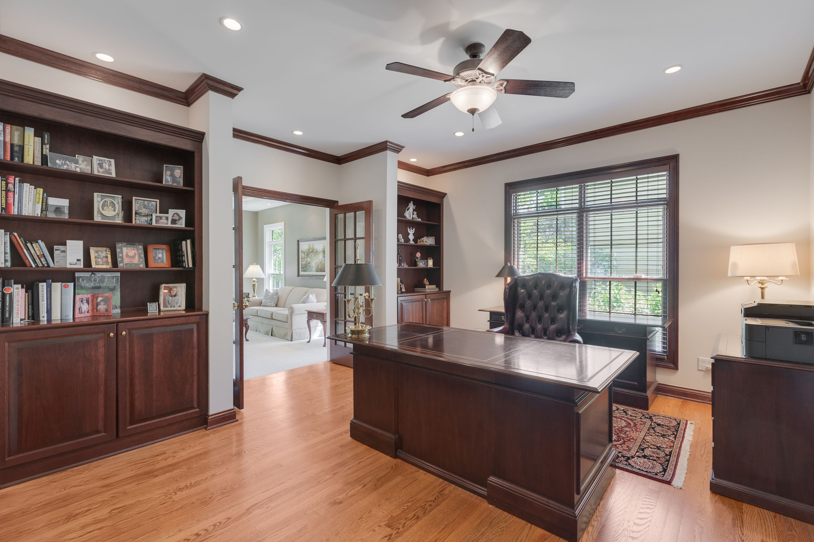 209 Carriage Trail Barrington, IL 60010 - Photo 8 of 42 a living room with furniture large window and wooden floor