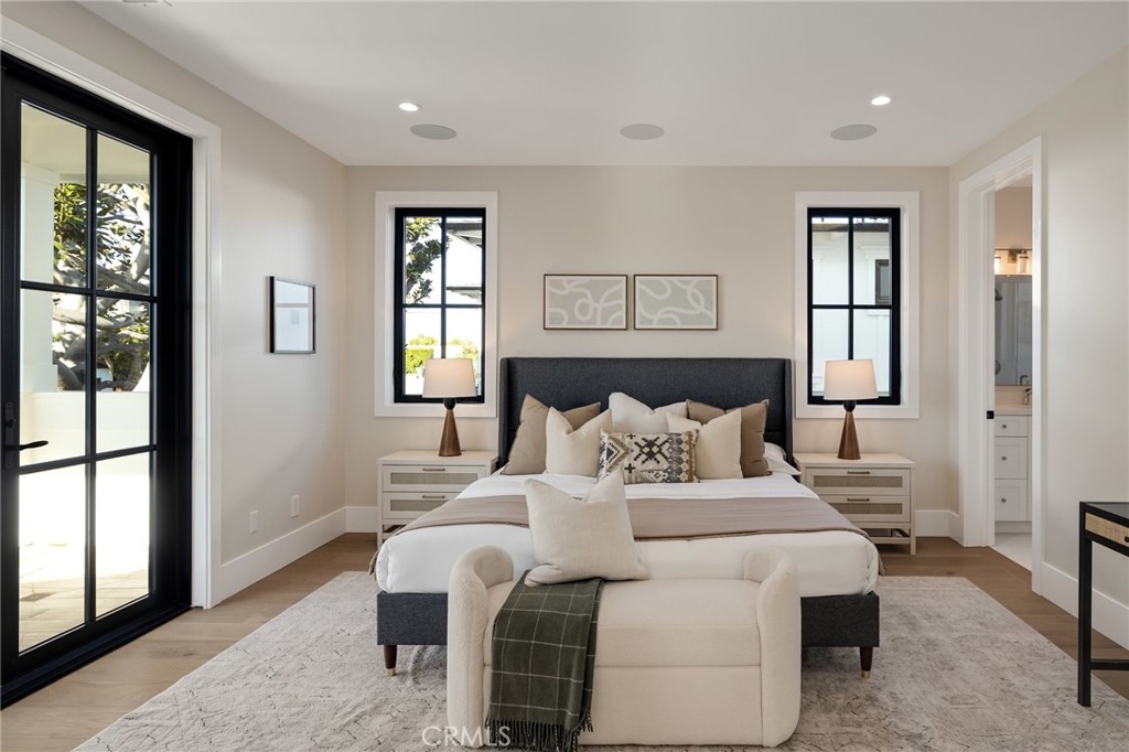 1820 9th Street Manhattan Beach, CA 90266 - Photo 73 of 75 a bedroom with a large bed and a window