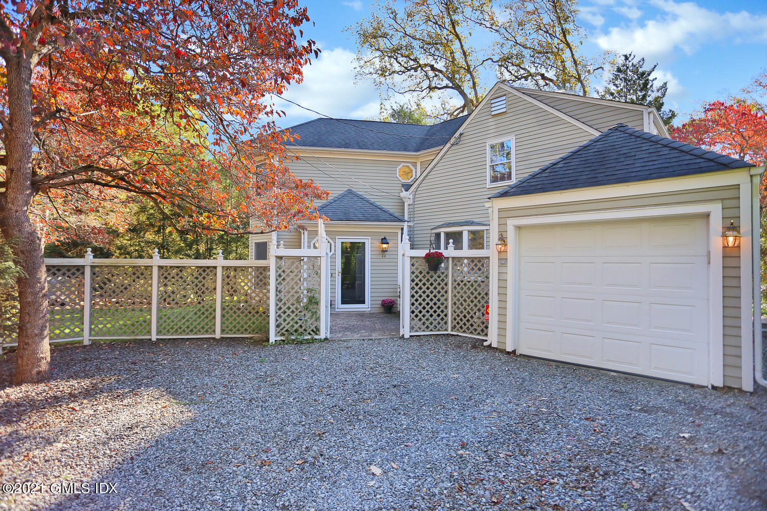 44 Hendrie Avenue Riverside, CT 06878 - Photo 19 of 21 a view of a house with a garage
