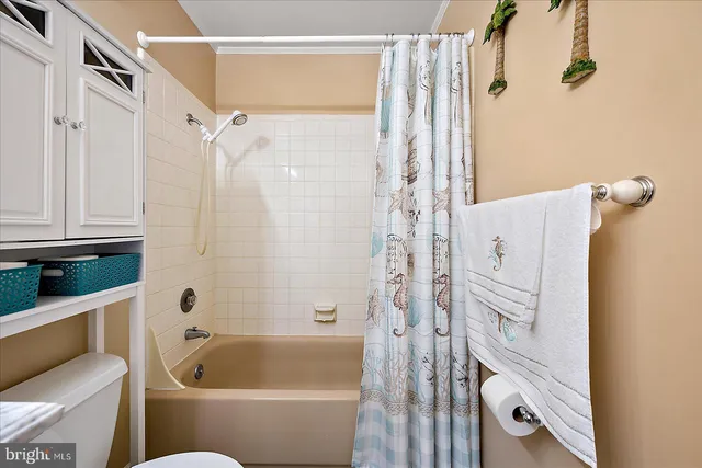 a bathroom with a tub shower sink and vanity