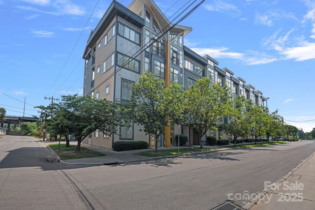 a front view of a building