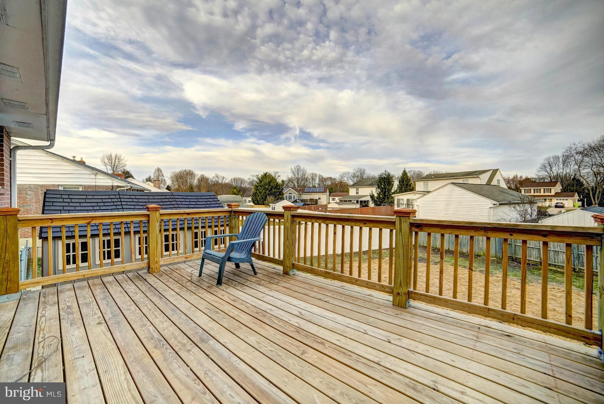 3811 Longley Road Abingdon, MD 21009 - Photo 21 of 21 a view of a balcony with wooden floor