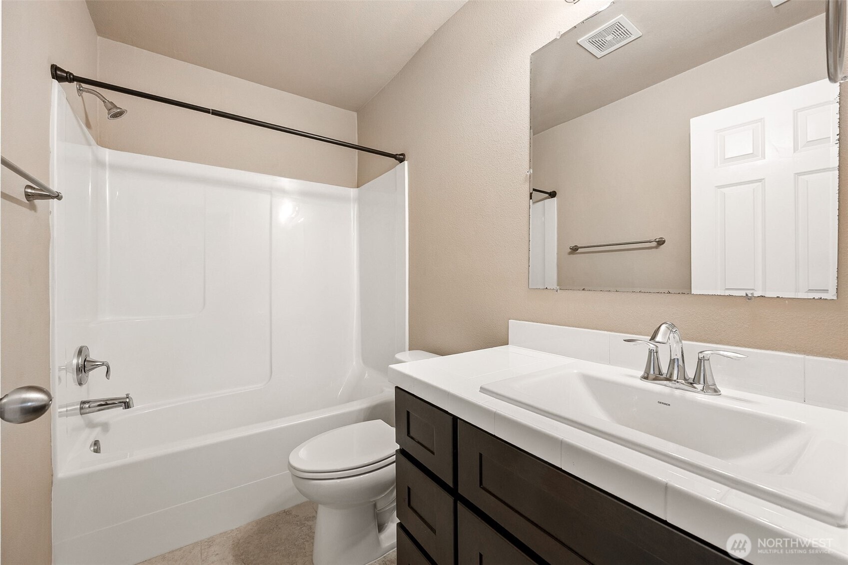 101 Murphy Lane South Rainier, WA 98576 - Photo 21 of 40 a bathroom with a sink a toilet and shower