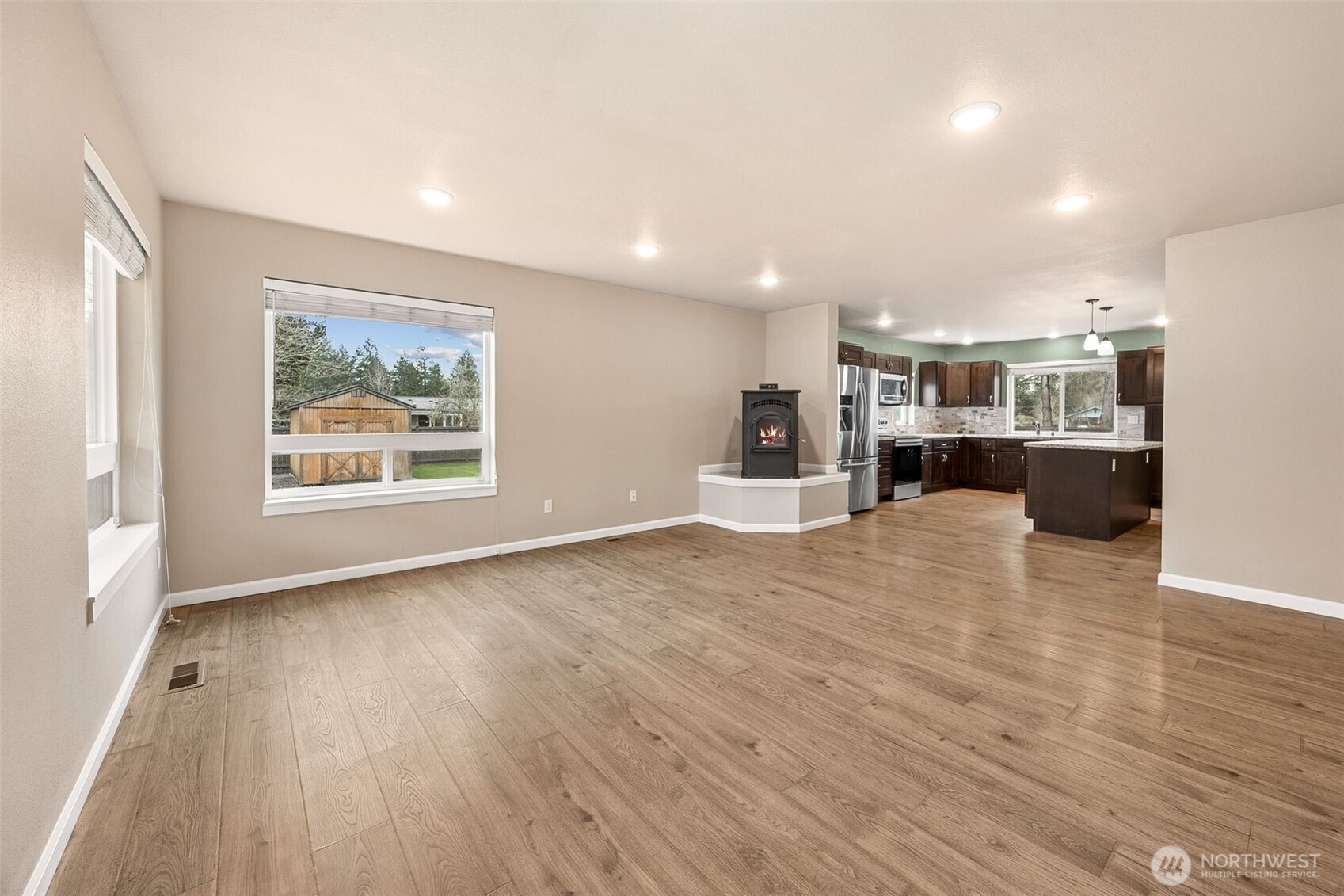101 Murphy Lane South Rainier, WA 98576 - Photo 4 of 40 a view of kitchen with furniture and wooden floor