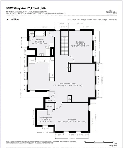 $2,750 | 59 Whitney Avenue, Unit 2, Lowell, MA 01850