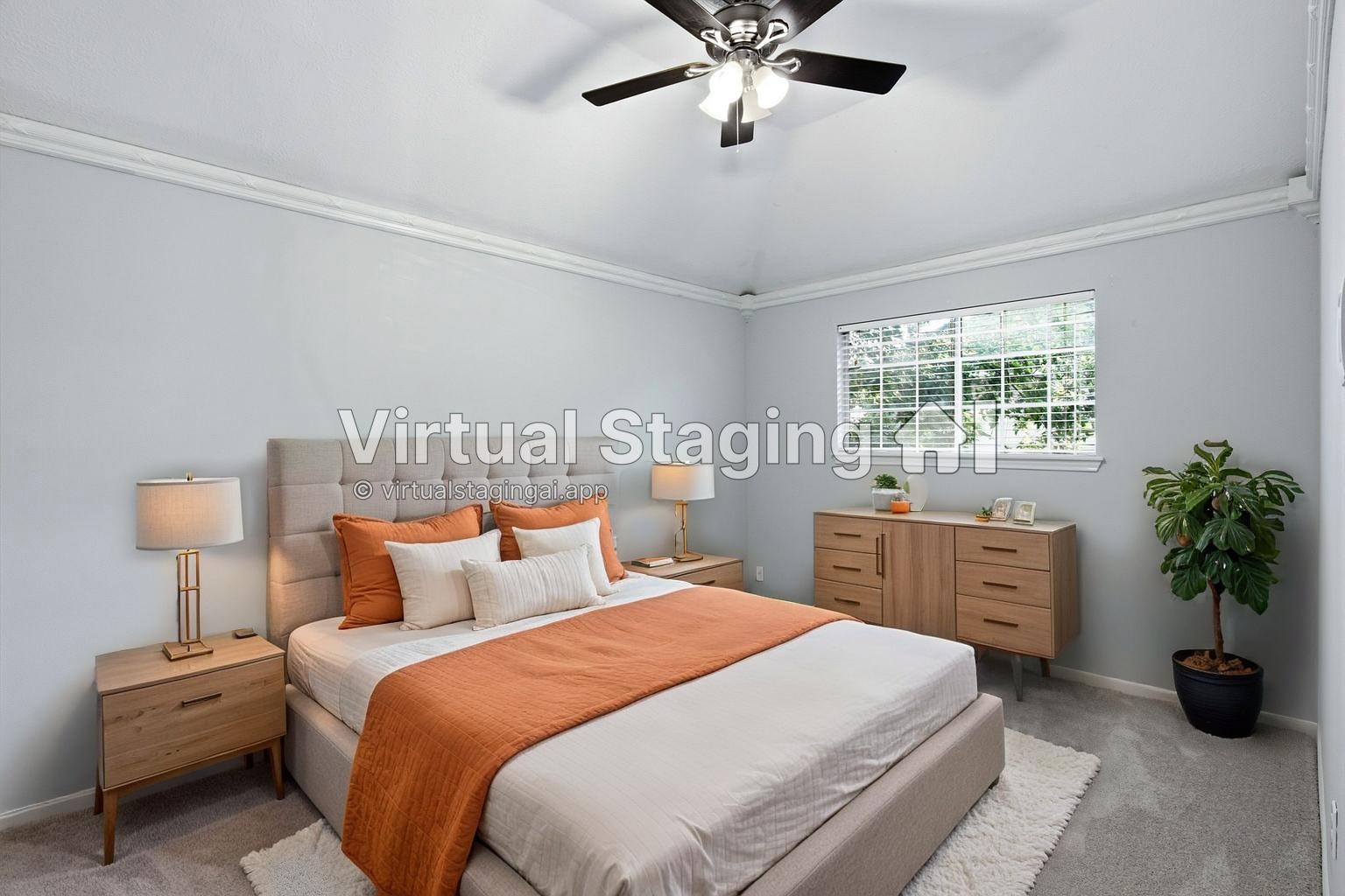 323 Magic Oaks Court Spring, TX 77388 - Photo 33 of 49 One of the upstairs bedrooms, presented here with virtual staging.