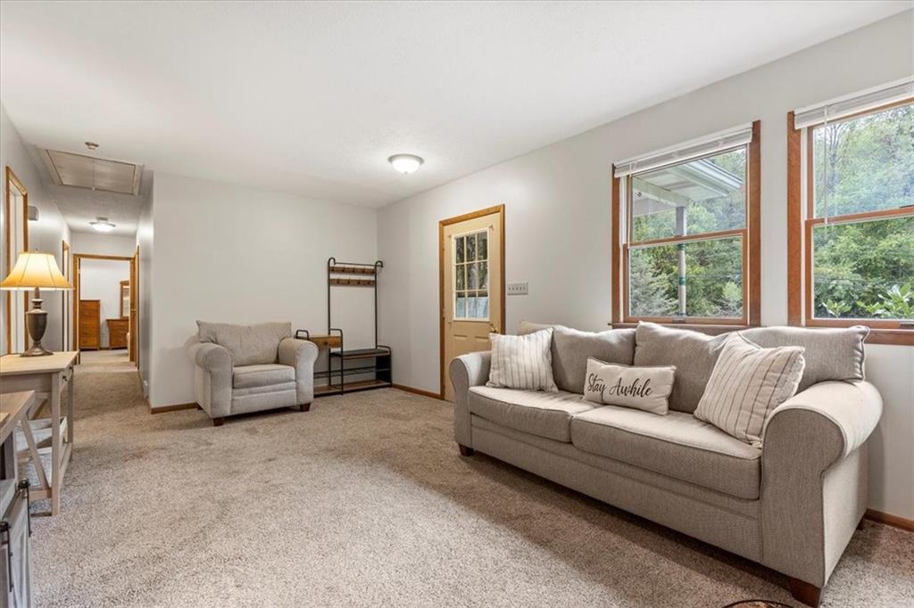 207 Amsler Road Sewickley, PA 15143 - Photo 7 of 33 a living room with furniture and a large window