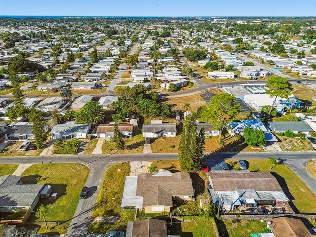 a view of a swimming pool and a mountain