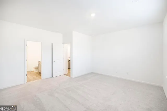 a view of an empty room