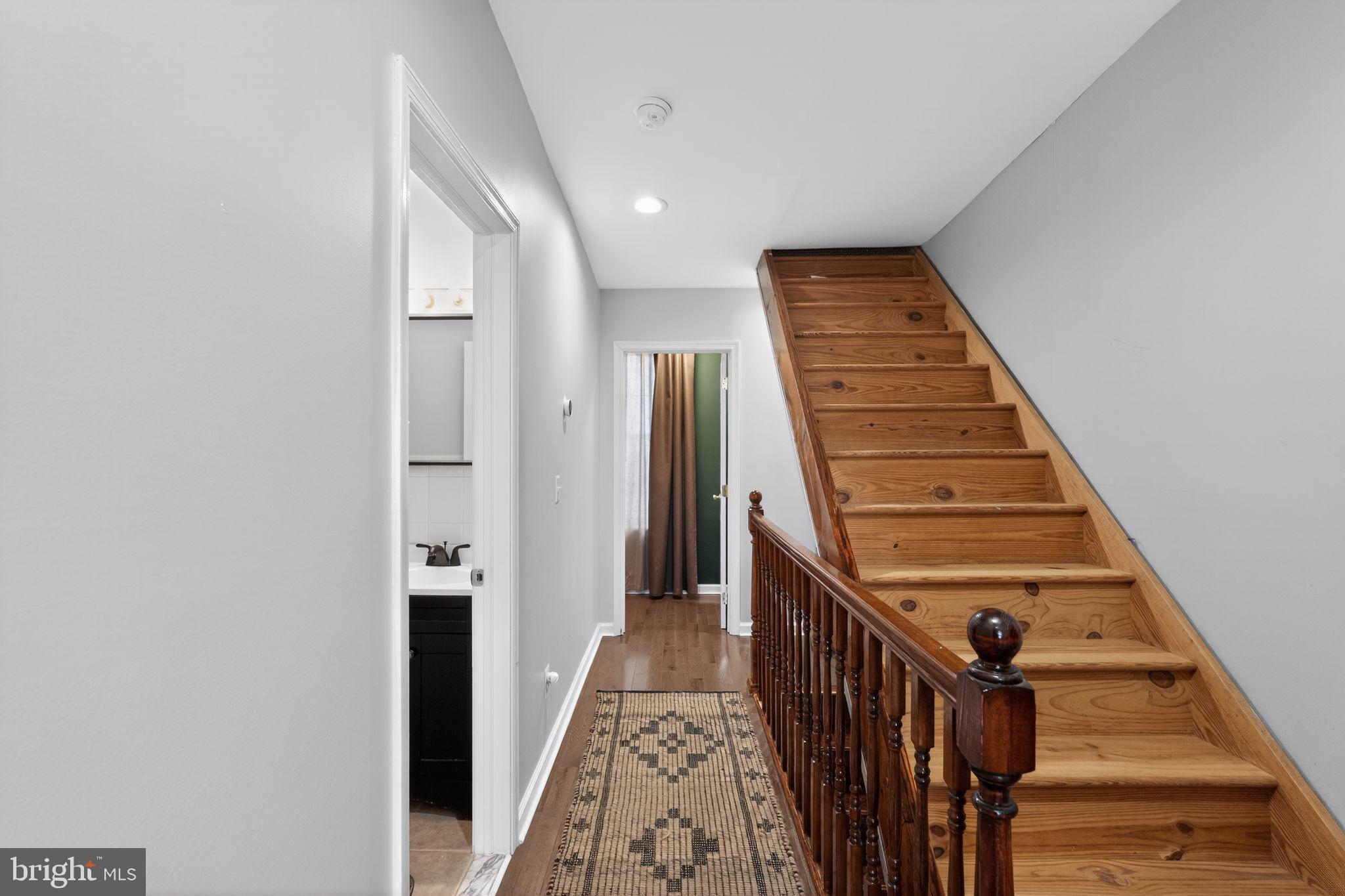 1616 Webster Street Philadelphia, PA 19146 - Photo 30 of 34 Second floor hallway with stairs prepped for 3rd.