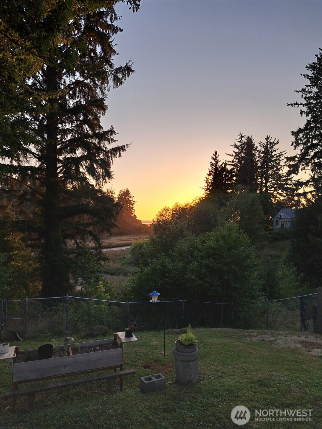 21 2nd Street Bay Center, WA 98586 - Photo 20 of 21 a backyard of a house with lots of green space