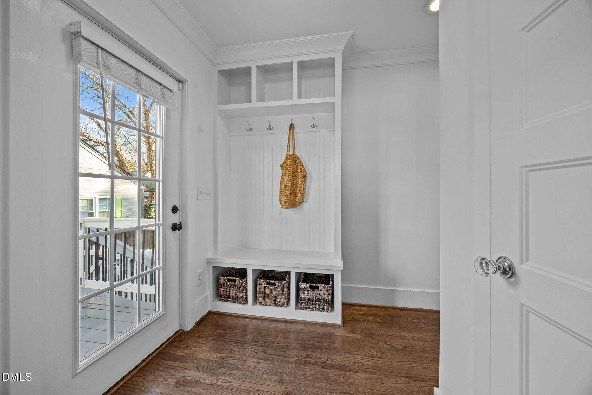 603 Frank Street Raleigh, NC 27604 - Photo 19 of 29 an empty room with wooden floor and windows