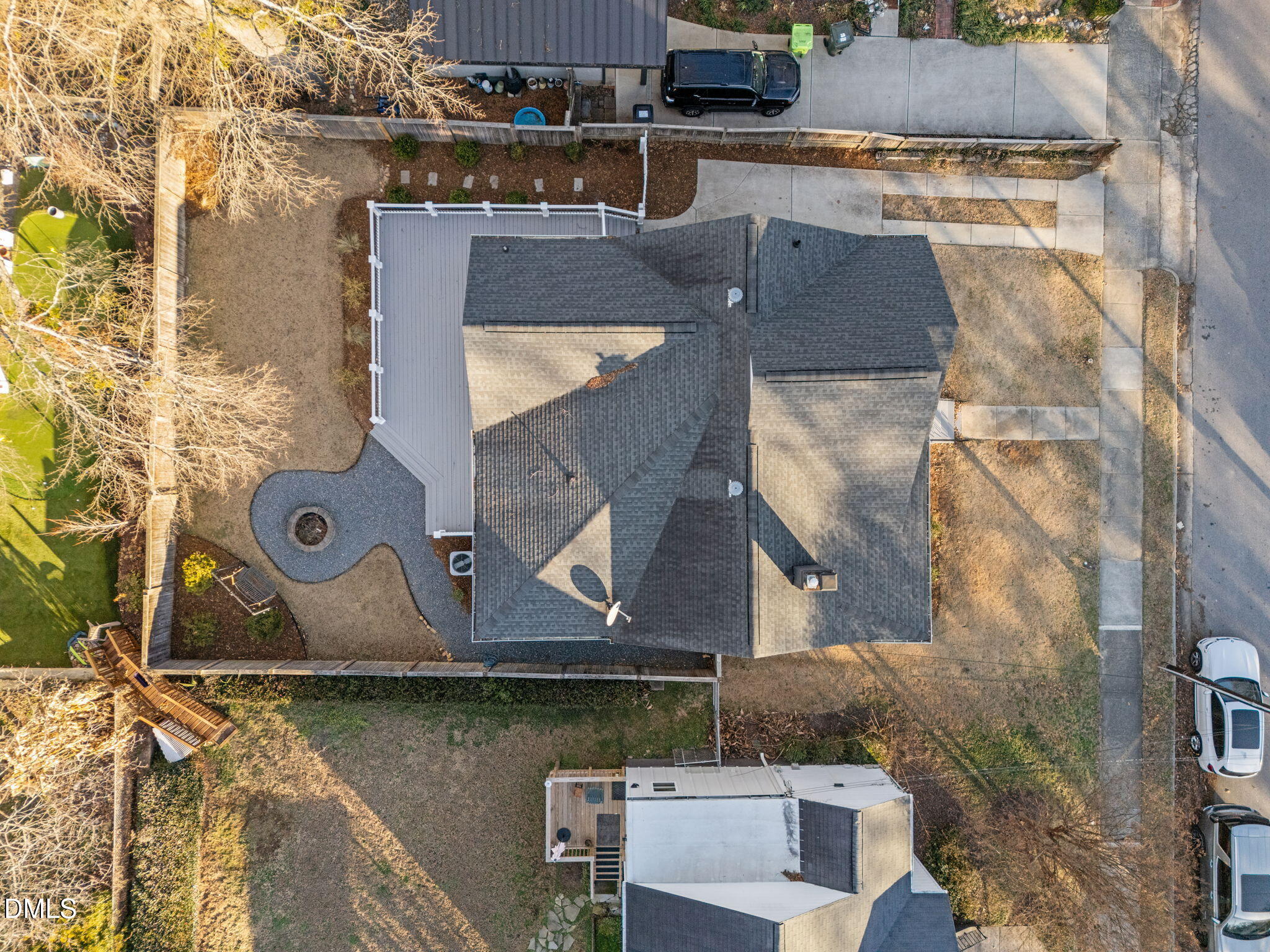 603 Frank Street Raleigh, NC 27604 - Photo 27 of 29 an aerial view of a house with a ocean view