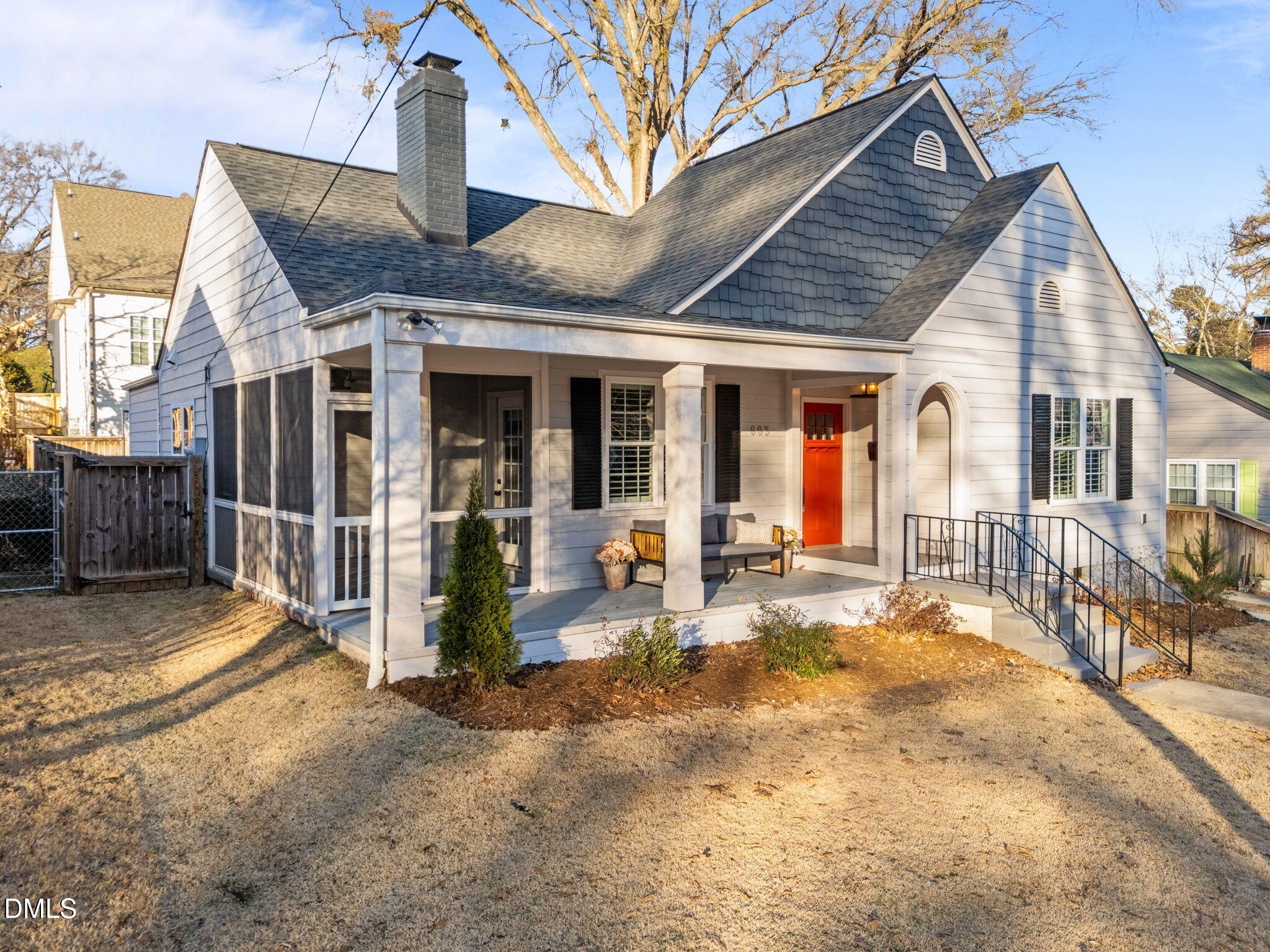 603 Frank Street Raleigh, NC 27604 - Photo 2 of 29 a view of a house with wooden floor and a large tree