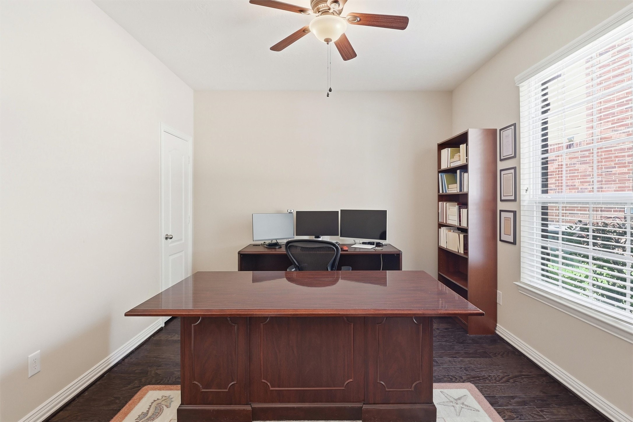 3219 Cotton Ranch Drive Katy, TX 77494 - Photo 38 of 45 Another view of the study highlights its generous proportions and peaceful atmosphere, creating an inspiring place to work or read.