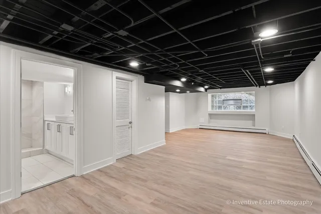 a view of an empty room