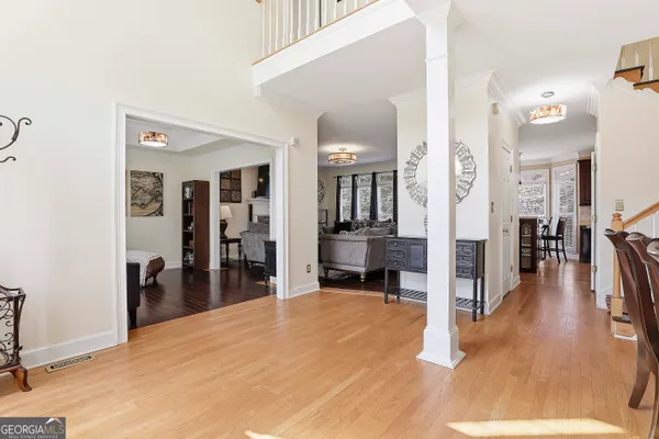 a view of a living room