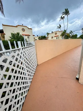 a view of a balcony