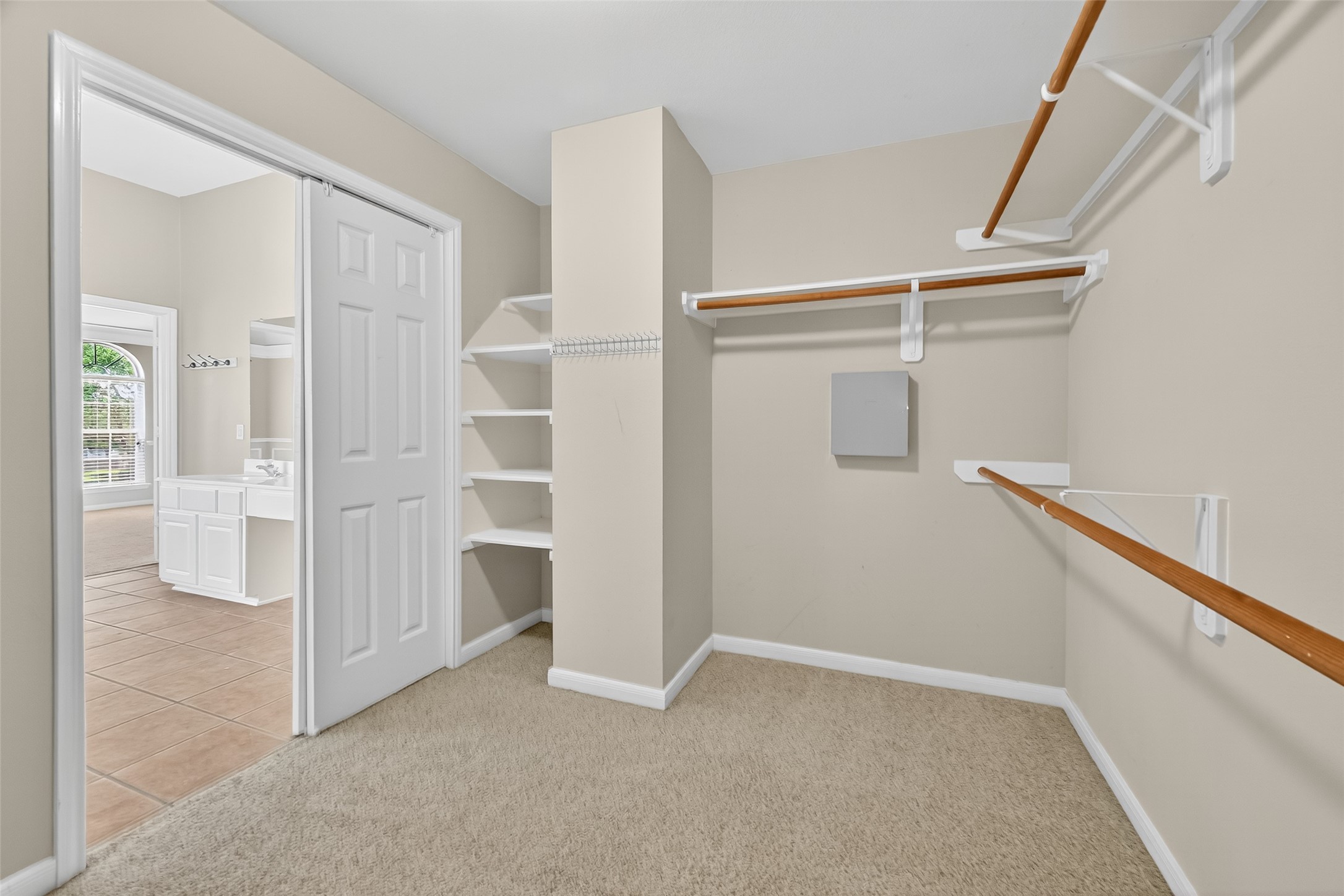 12902 Crystal Reef Court Pearland, TX 77584 - Photo 34 of 35 a view of an empty walk in closet
