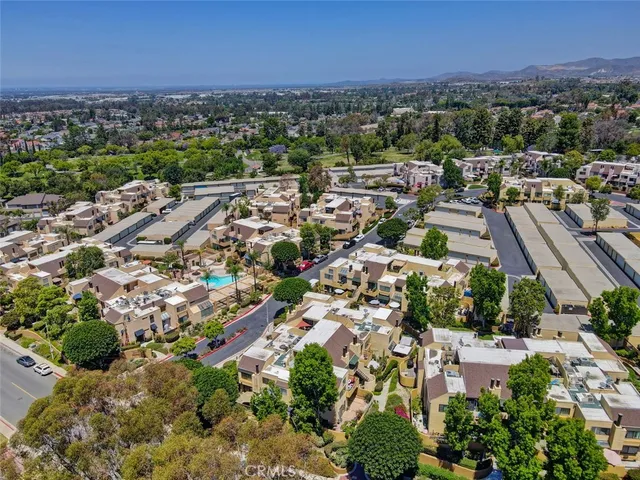 an outdoor space with garden