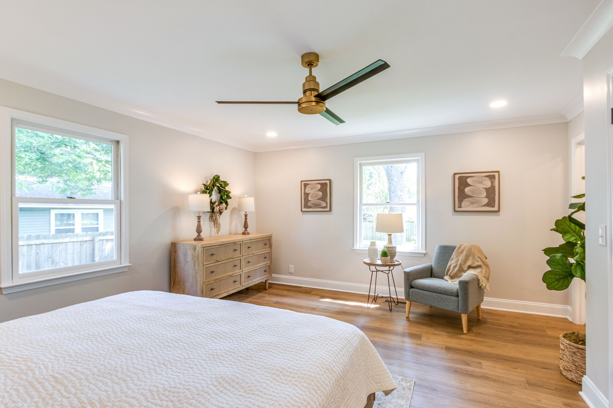 2302 Surrey Drive Murfreesboro, TN 37129 - Photo 15 of 26 a bedroom with a bed and wooden floor
