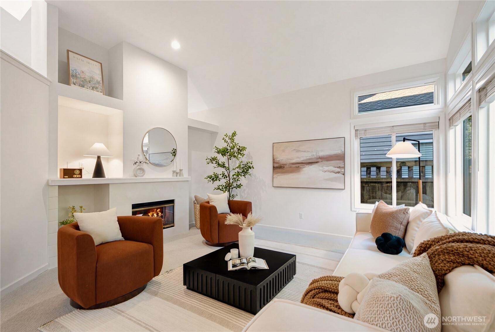 4016 243rd Place Southeast Issaquah, WA 98029 - Photo 12 of 35 a living room with furniture and a potted plant