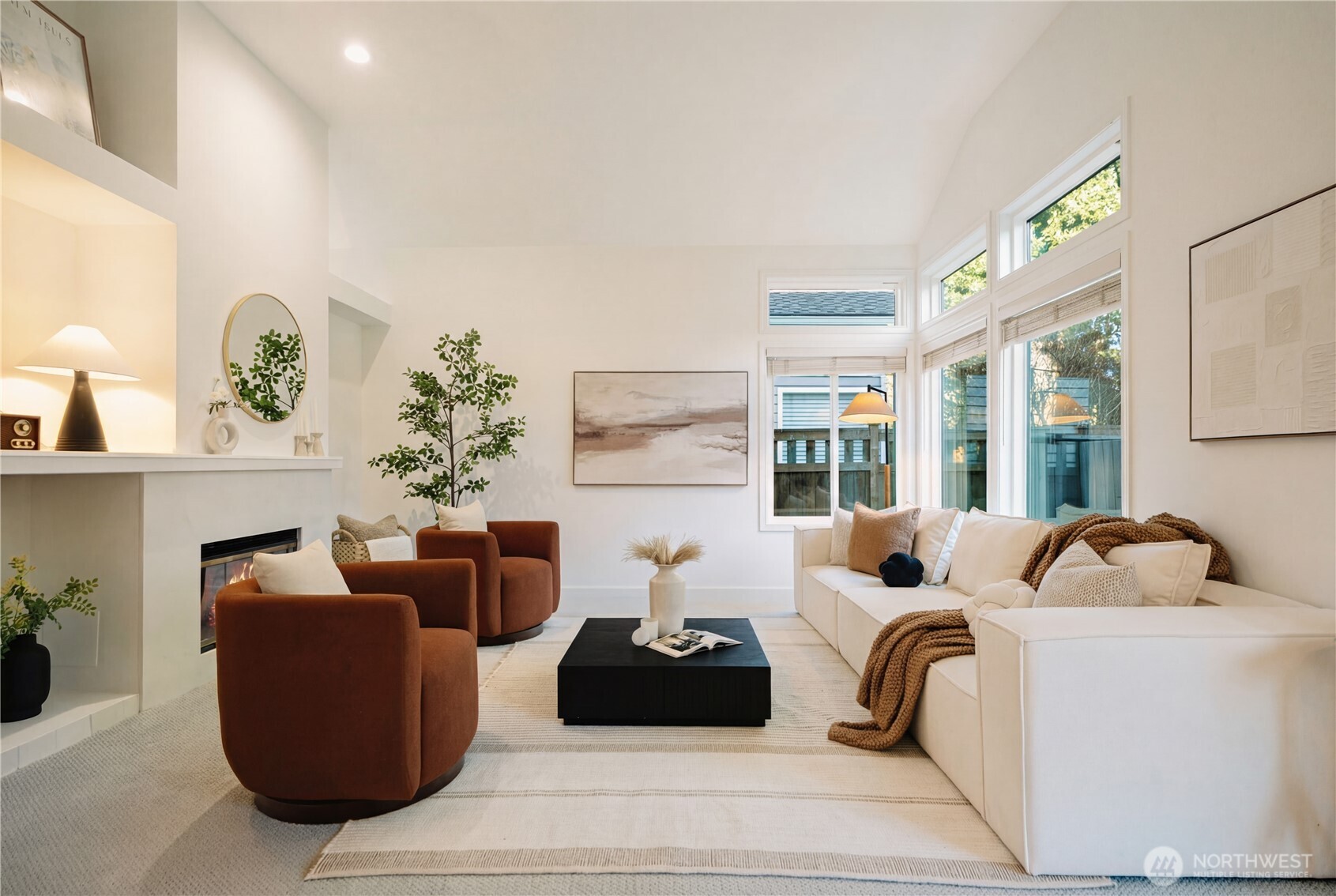 4016 243rd Place Southeast Issaquah, WA 98029 - Photo 13 of 35 a living room with furniture and a large window
