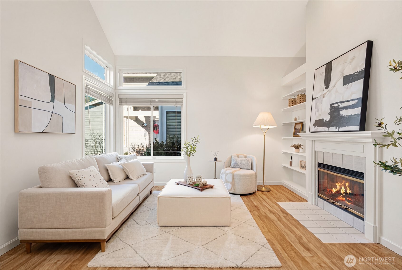 4016 243rd Place Southeast Issaquah, WA 98029 - Photo 4 of 35 a living room with furniture fireplace and window