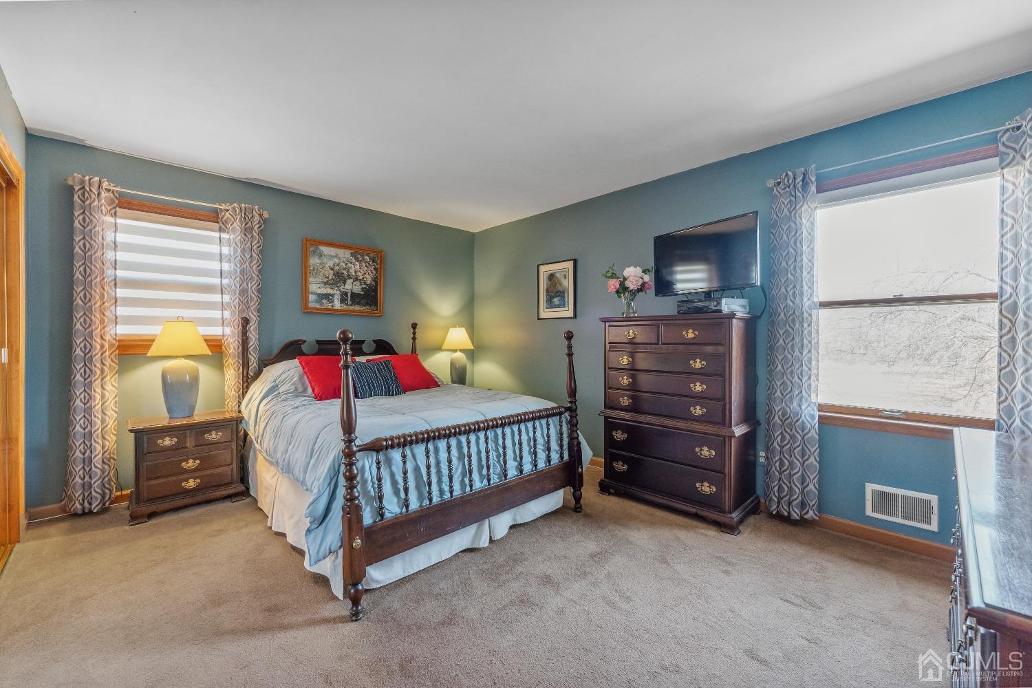 53 Bristol Road Piscataway, NJ 08854 - Photo 17 of 33 a bedroom with a bed and a window