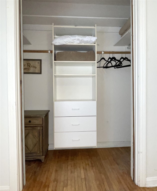 1914 West 38th Street Austin, TX 78731 - Photo 10 of 19 a view of walk in closet with empty racks