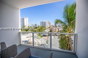 401 North Birch Road, Unit 505 Fort Lauderdale, FL 33304 - Photo 26 of 29 a view of a balcony with furniture